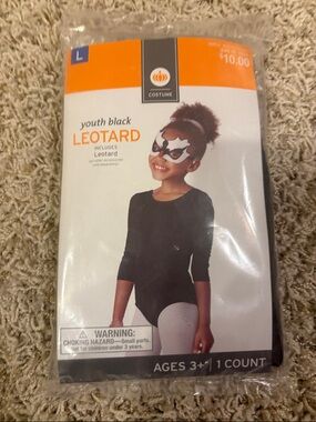 Youth Black Leotard Kids One-Piece - Black